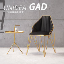 UNIDEA light luxury cafe restaurant chair Nordic simple modern dining chair sales office negotiation table and chair combination