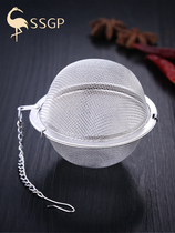 304 stainless steel seasoning ball package seasoning ball marinated ball soup bag stew meat seasoning box boiled meat filter ball cage
