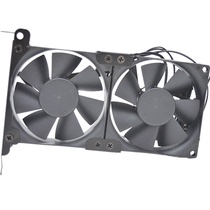 New graphics card fan mute 8cm graphics card radiator 9cm graphics card companion PCI universal bracket