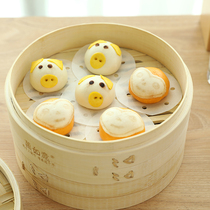 Kitchen edible non-stick steamed paper household disposable buns bread steamed buns Steamed buns Steamed cage mats