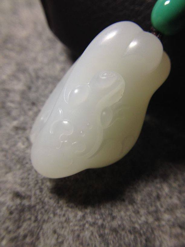 ◥★◤南石杨曦观音头像挂件和李俊杰骚石荷塘月色小把件