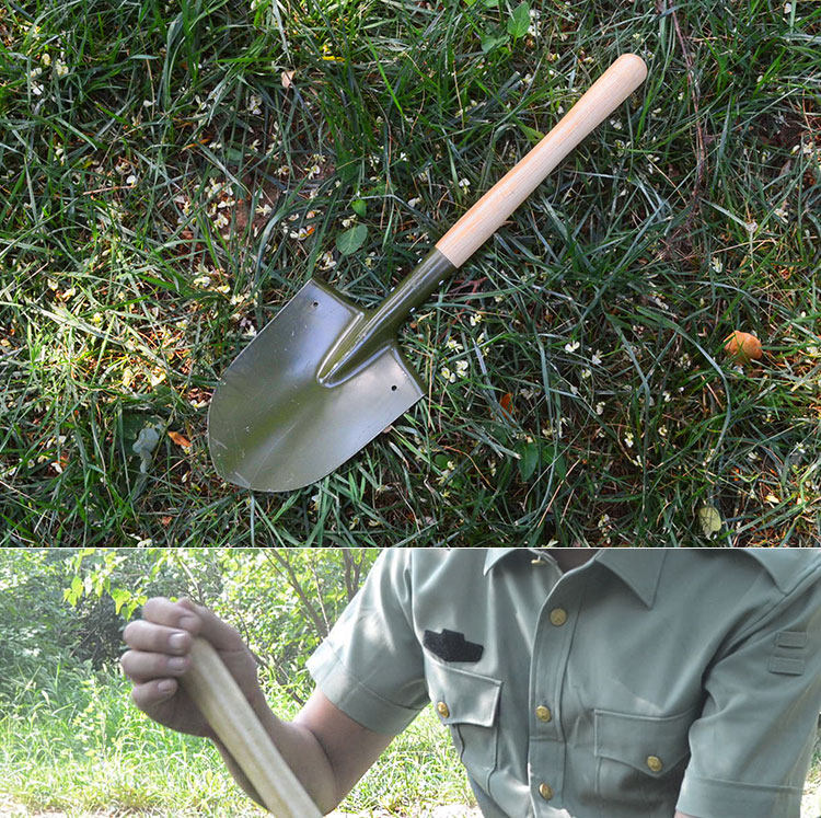 锰钢工兵铲99元205战备锹硬度极高工兵锹兵工铲子大号铁锹德国军锹