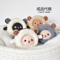 Wool Felt Poke Poke Doll Pendant Finished Product Custom Handmade Gift to make a wool felt birthday Valentines Day