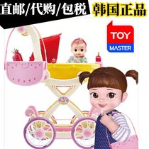 Korean little bean simulation baby stroller toy car music girl kongsuni Xiaoling toy