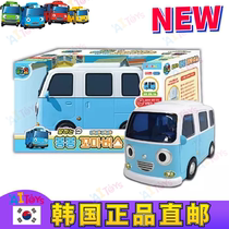 South Korea Direct mail Taimate bus TAYO Little bus Back to power toy Trampoline Inertial Music Bus