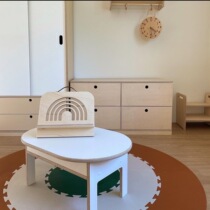 ins Korean style simple wooden ipad tablet stand reading stand Large wooden student Internet class stand