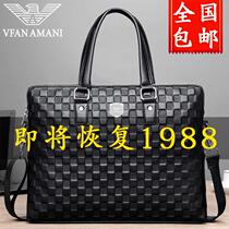 Pint mens handbag handbag mens bag business briefing briefcase briefcase single shoulder inclined satchel with large capacity tide card