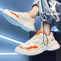 Flowers Playboy Men Shoes 2022 New Tide Summer Net Face Sports Casual Trends 100 Hitch Old Daddy Tide Shoes