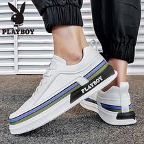 Floral Playboy mens shoes new 2022 Spring bursting with small white shoes Mens Chaumen shoes 100 hitch for men casual board shoes