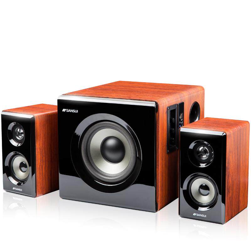 sansui/山水 gs-6000(60b)无线蓝牙音箱木台式