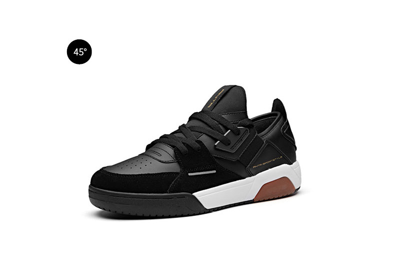 安踏男子板鞋 冬季新款休闲鞋黑白潮流时尚运动鞋男鞋 11848069