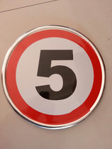 Traffic Sign Board Road Traffic Signs Reflective Speed Limit Signage Speed Limit 5 km Manufacturer Direct Sale Price