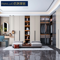 Eg Plate Light Lavish Home Modern Minimalist Wardrobe Customised To Top Bedroom Overall Glass-cloakroom Full House Set