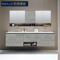 Van Loo Modern Minimalist Bath Cabinet Combined Wash Terrace Customized Washroom Toilet Bathroom Cabinet With Mirror Cabinet set to do