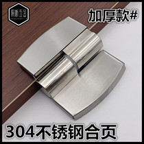 Public Health Inter-Hinge Toilet Partition Board Five Gold Accessories 304 stainless steel Self-closed hinges Lift and off