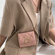 Mini small bag 2021 New Tide fashion diamond chain bag female foreign style Net red senior sense crossbody small square bag