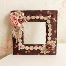 Home decoration pastoral lace switch set small rose switch cover creative switch pastoral style accessories