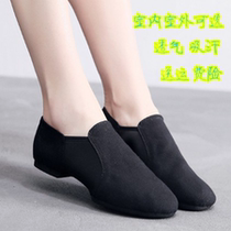 Elastic cloth shoes Dance shoes Womens soft-soled practice shoes Teacher shoes Adult dance shoes Ballet shoes Body square dance