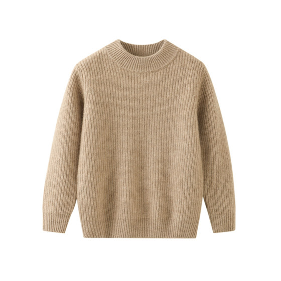 Double-strand thickened ingot needle children's cashmere sweater boys sweater girls baby fashionable casual knitted wool shirt
Double-strand thickened ingot needle children's cashmere sweater boys sweater girls baby fashionable casual knitted wool shirt