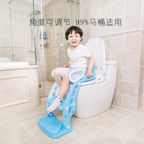 Childrens toilet Female baby toilet potty Child boy female treasure ladder Stair folding frame pad toilet ring