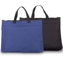 Large capacity double layer Del file bag 5845 Hand bag storage bag A4 wide folder business meeting