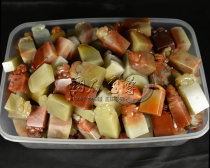 Laos Ishida Huangshi red and yellow white button head batch seal hand-carved seal seal button Stone 20 Square set of special price