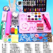 Crystal glue drop material bag novice gift bag diy drop glue uv mold cat claw drop glue material bag decoration accessories accessories