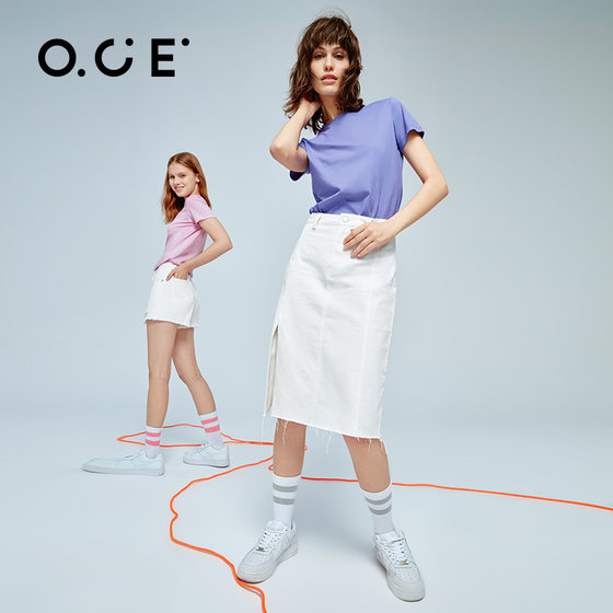OCE 반팔 t-셔츠 여성 2021 새로운 흰색 내부 면화 탑 여름 짧은 느슨한 느슨한 동정 인 유행 흰색 t OCE 반팔 t-셔츠 여성 2021 새로운 흰색 내부 면화 탑 여름 짧은 느슨한 느슨한 동정 인 유행 흰색 t