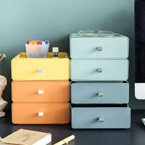 Drawer-style desktop storage box cosmetics storage room on the desk of the student dormitory artifact on the desk