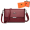 Wine red (gift box+gift bag) genuine leather authorization