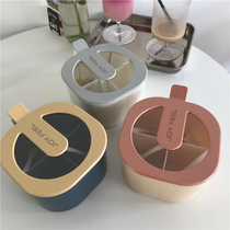 Kitchen seasoning jar salt jar seasoning box seasoning bottle combination set oil pot seasoning jar glass box household