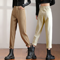 Carse Harlan casual pants children spring and autumn 2022 new loose slim high waist radish khaki torre pants