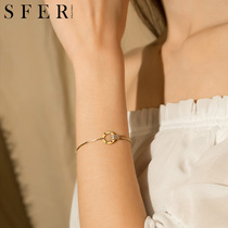 Japanese-style light luxury long-distance love bracelet female student simple adjustable bracelet Korean personality niche design bracelet female