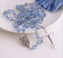 New Rosary Rosary Catholic 59 Exorcism Rosary Cross Jesus Rose Christian Necklace
