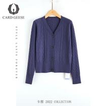 Douyin same card Yan CARD GEESE cardigan MYJ-T-