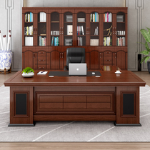 Atmospheric Boss Desk Minimalist Modern President Table New Chinese Large Class Desk Office Single Table And Chairs Combination