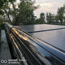 Sun Light Room Patio Outdoor Electric Aluminum Alloy Tiancurtain Awning Heat Insulation Track Top Curtain Metal Sunscreen Canopy