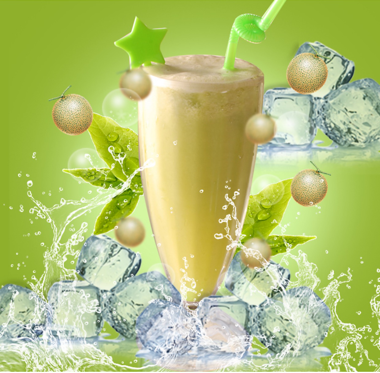 鲜活特级浓缩哈密瓜汁果汁3kg奶茶原料 coco连锁专用风味饮料