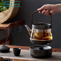 Touch Miss Japanese automatic cooking teapot heat-resistant glass kettle small electric tea maker thermostatic tea brewing