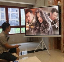 Anti-light bracket curtain 60 inch 72 inch 84 inch 100 120 inch 150 inch 150 inch 150 inch mobile portable screen projector curtain