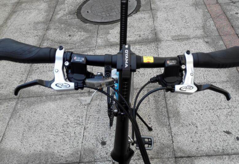 oyama欧亚马fbicr16铬钼钢男女学生式16速变速折叠车20寸自行车