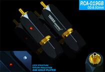 Yabao YARBO Germany Jabburg RCA-019GB Carbon fiber shell 24K gold plated RCA terminal Lotus head