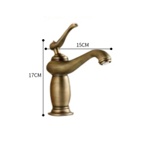 Pull-out basin faucet hot and cold basin washbasin faucet shampoo telescopic rotating single shot not shipped