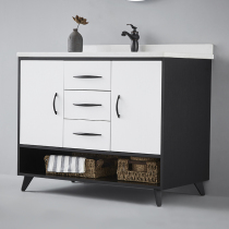 Modern simple light luxury bathroom cabinet floor-standing sink washbasin pool cabinet combination toilet wash face basin cabinet