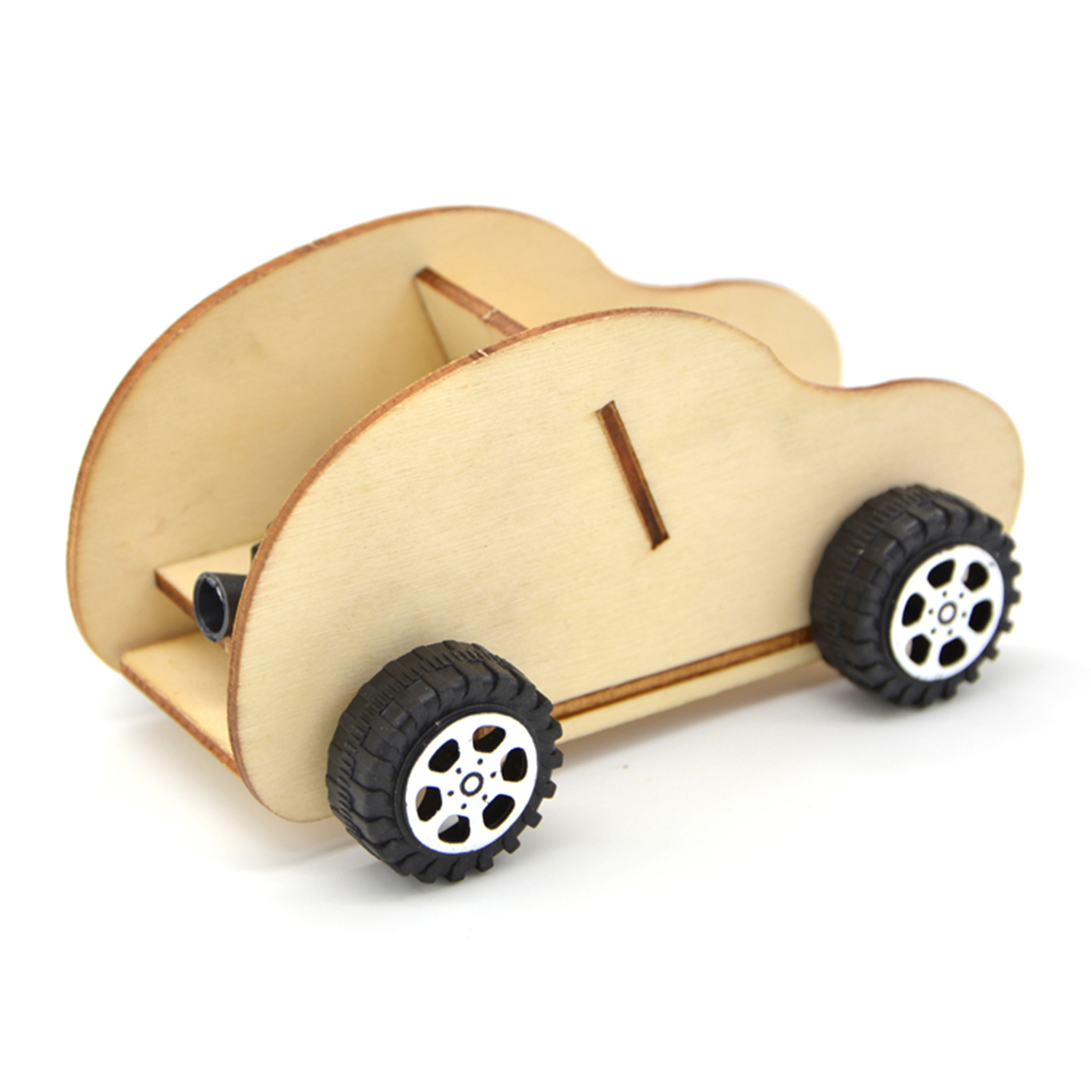 木制拉线小轿车 科技小制作 小发明 科技节模型推荐