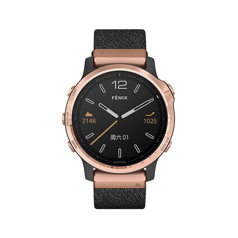 Garmin佳明Fenix6s Pro 血氧心率滑雪户外海拔气压运动手表旗舰 Garmin佳明Fenix6s Pro 血氧心率滑雪户外海拔气压运动手表旗舰