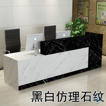 Cashier Desk Company Front Desk Reception Counter Baking Varnish Front Desk Table Clothing Store Milk Tea Shop Convenience Store Beauty Salon Terrace