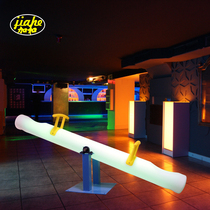 LED luminous rocker outdoor indoor childrens amusement park square entertainment adult creative charging seesaw