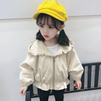 Girls coats foreign fashionable autumn wear 2022 new spring fashion spring and autumn season children princess child baby girl