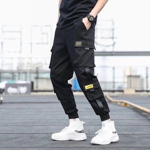 工装裤男士春夏季潮牌束脚韩版哈伦宽松青年学生九分休闲裤男裤子